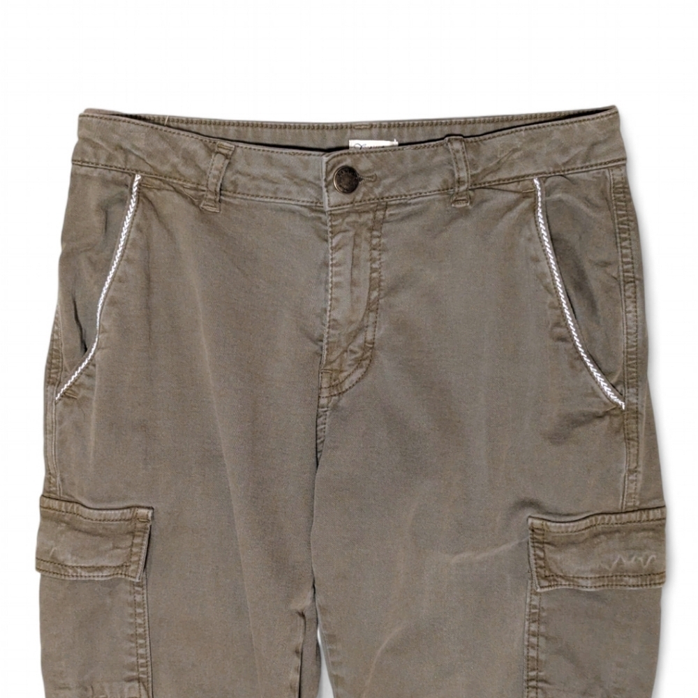 Faherty 90s Margaux Cargo Jogger Pants Women's‎ Sz 26 in Field Green Utility - Picture 5 of 12